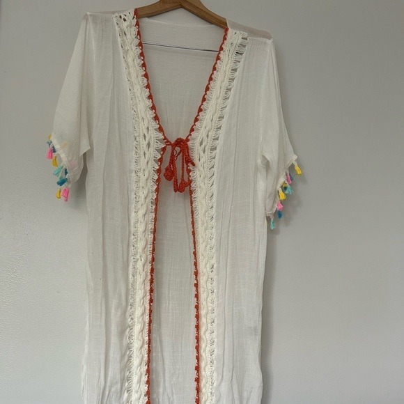 SHEIN tassel bathing suit cover up M - Picture 1 of 5